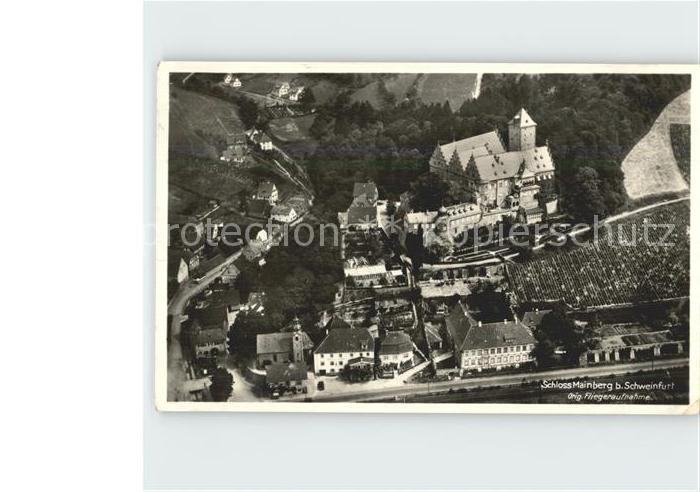 Schweinfurt Schloss Meinberg Fliegeraufnahme