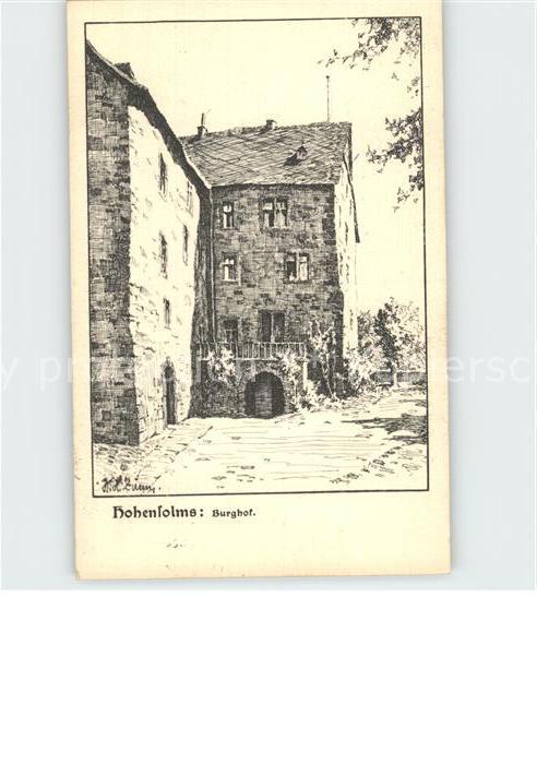Hohensolms Burg Hohensolms Burghof