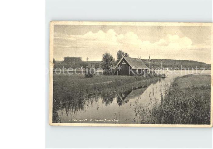 Guestrow Mecklenburg Vorpommern Partie am Insel See NZ3