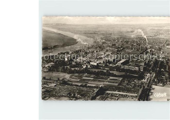 Leverkusen Bayer Werke Fliegeraufnahme