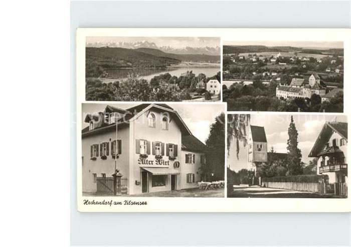 Hechendorf Pilsensee Panorama Gasthaus Alter Wirt Dorfmotiv