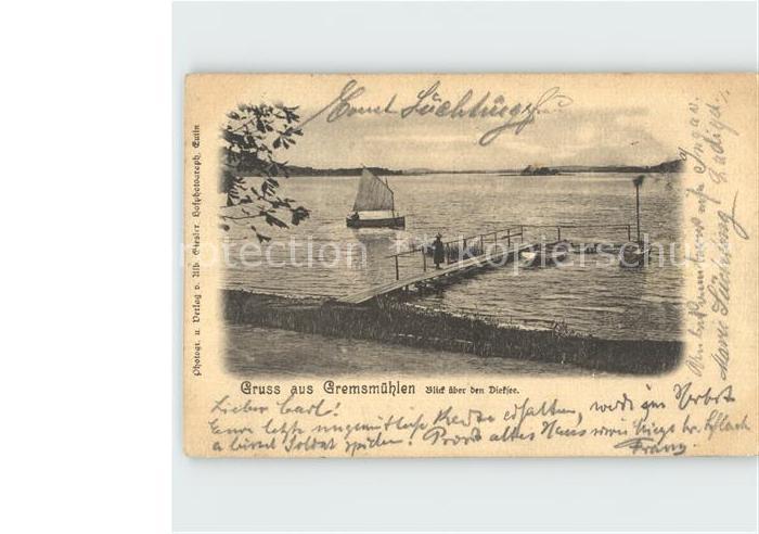 Gremsmuehlen Dieksee Bootssteg