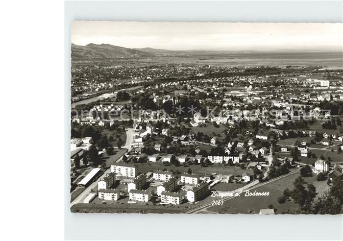 Bregenz Vorarlberg Fliegeraufnahme