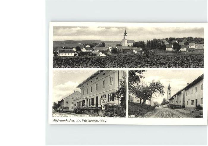 Altfraunhofen Panorama Gasthaus Dorfstrasse