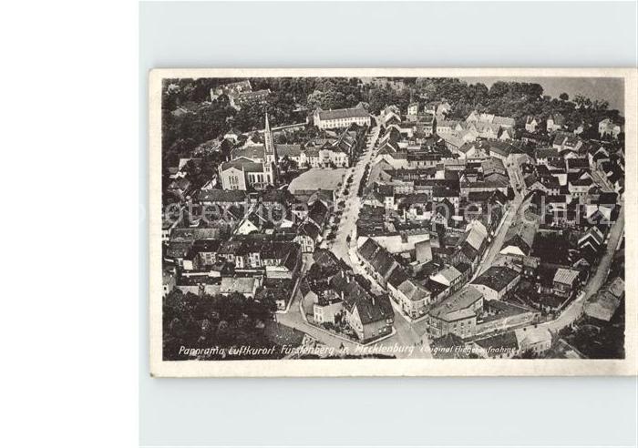 Fuerstenberg Mecklenburg Fliegeraufnahme