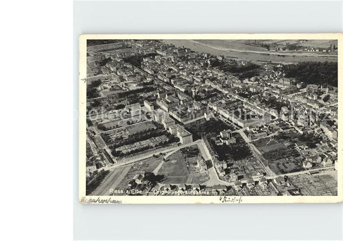 Riesa Sachsen Fliegeraufnahme