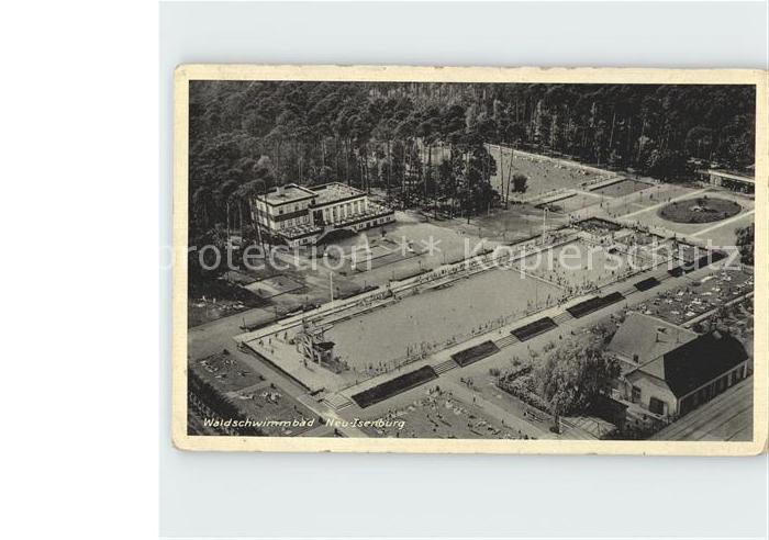 Neu-Isenburg Waldschwimmbad Fliegeraufnahme