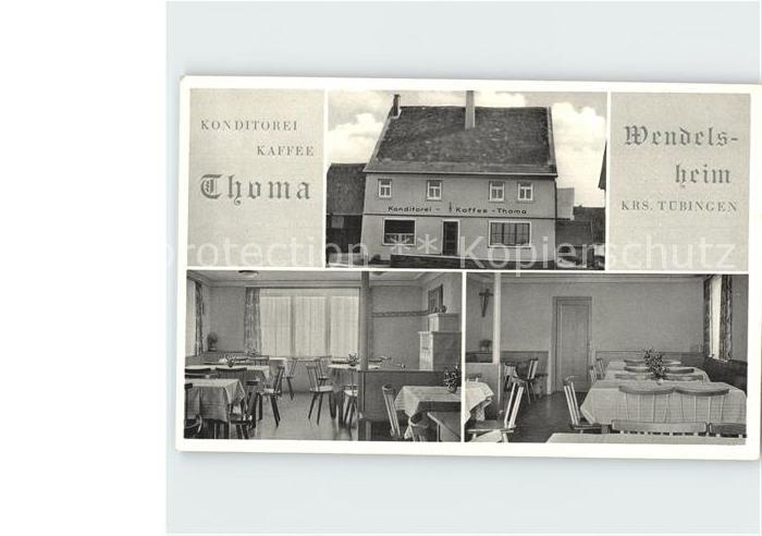 Wendelsheim Neckar Konditorei Kaffee Thoma Gastraum