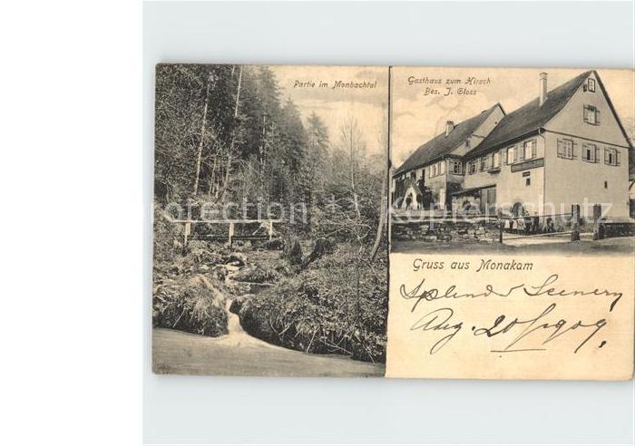 Monakam Monbachtal Gasthaus zum Hirsch