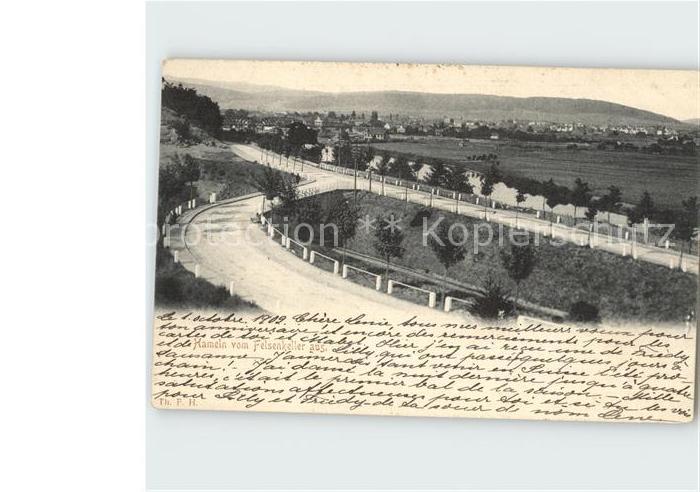 Hameln Weser Blick vom Felsenkeller