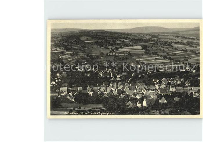 Binzen Baden Fliegeraufnahme