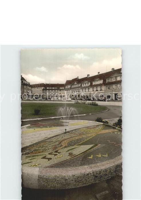 Weil am Rhein Mosaikfontaene am Bahnhofsplatz