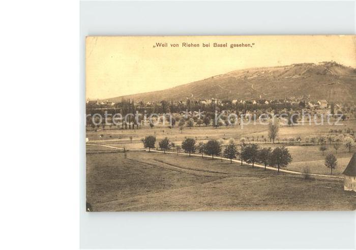 Weil am Rhein Blick von Riehen