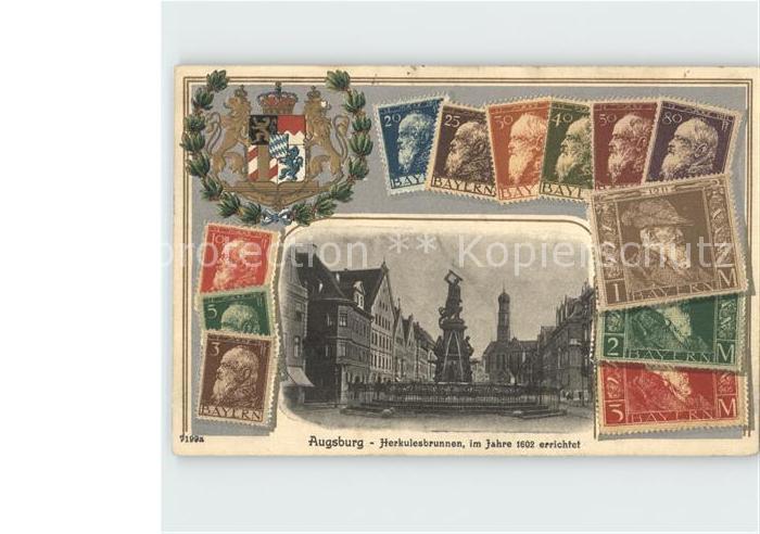 Augsburg Herkulesbrunnen