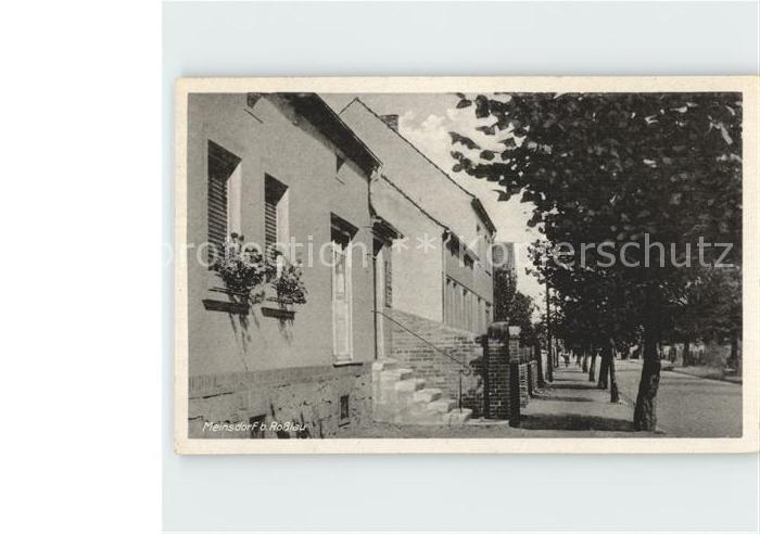 Meinsdorf Dessau-Rosslau Strassenpartie