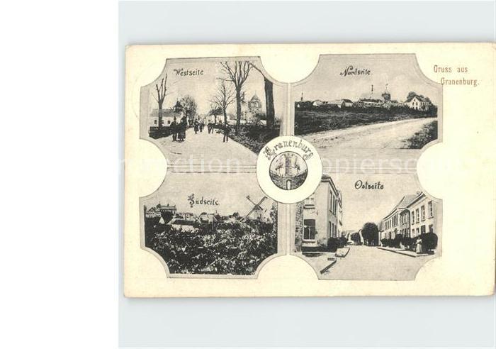 Kranenburg Niederelbe Westseite Nordseite Suedseite Ostseite