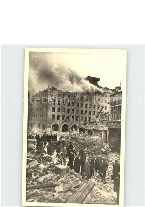 HAMBURG  CITY Bild der Zerstoerung