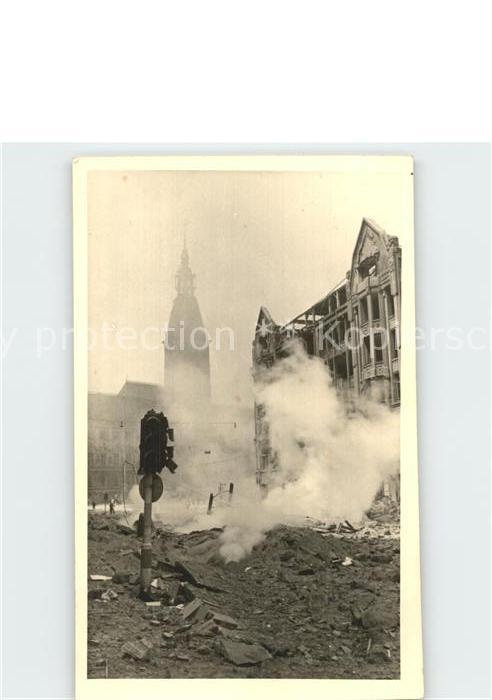 HAMBURG  CITY Bild der Zerstoerung