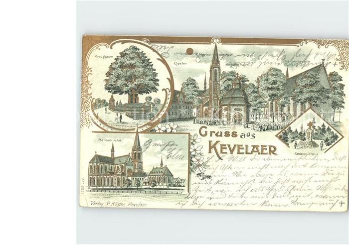 Kevelaer Kreuzbaum Kloster Gnaden und Kerzenkapelle Marienkirche