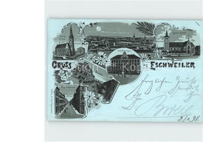 Eschweiler Rheinland Ev Kirche Kath Waisenhaus Kath Kirche Rosenallee Neugrabens