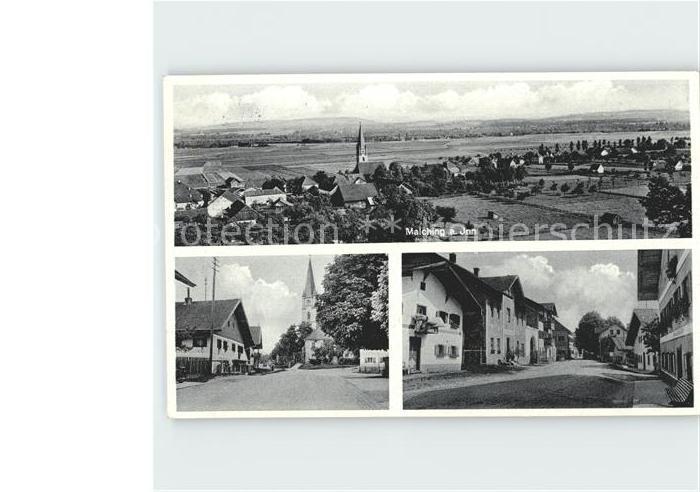 Malching Niederbayern Panorama Dorfpartien