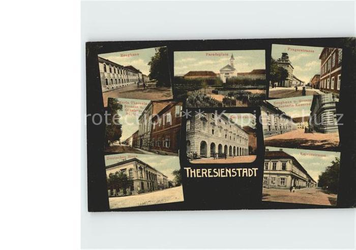 Theresienstadt Tschechien Zeughaus Maria Theresia Str Offizierskasino Paradeplat