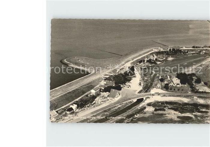 Nordstrand Norderhafen Fliegeraufnahme