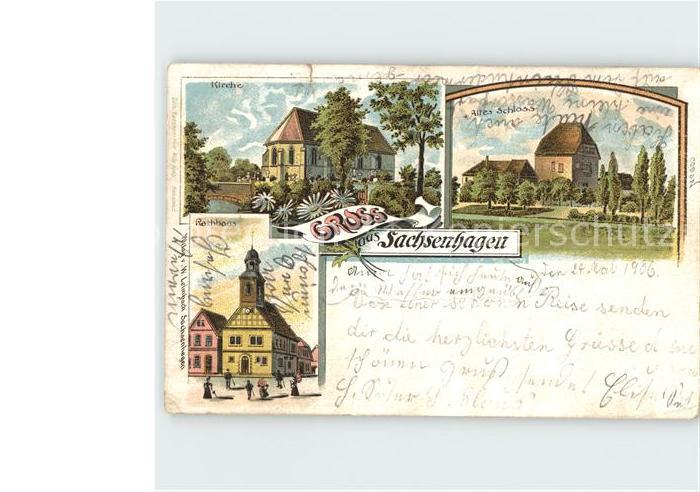 Sachsenhagen Rathhaus Kirche Altes Schloss