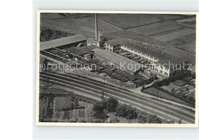 Oeventrop Sauerlaendische Stuhlfabrik Fliegeraufnahme