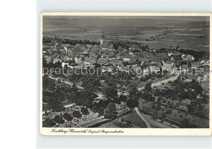 Kirchberg Hunsrueck Fliegeraufnahme