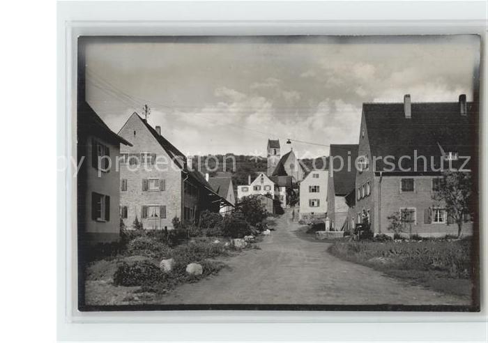 Haltingen Weil am Rhein BW Dorfpartie Kirche