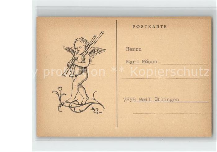 Glattacker Adolf Posaunenengel