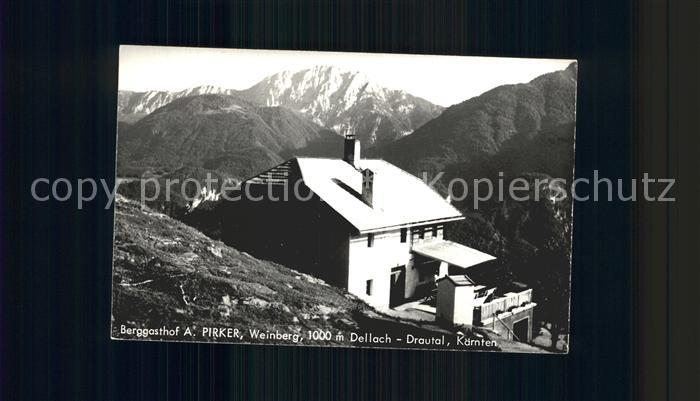 Dellach Drautal Berggasthof Pirker