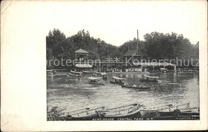 New York City Boat House in the Central Park