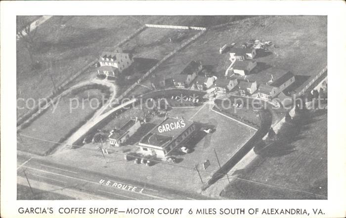 Alexandria Virginia Fliegeraufnahme Garcias Coffee Shoppe