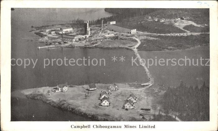 Chibougamau Fliegeraufnahme