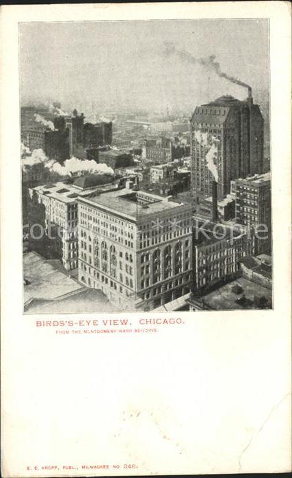 Chicago Illinois Fliegeraufnahme