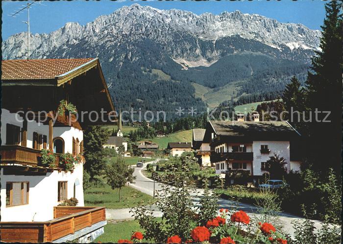 Scheffau Wilden Kaiser Teilansicht