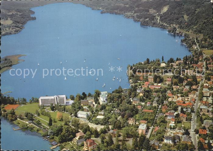Poertschach Woerthersee Fliegeraufnahme