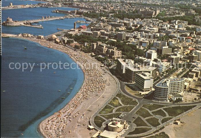 Rhodos Rhodes aegaeis Fliegeraufnahme