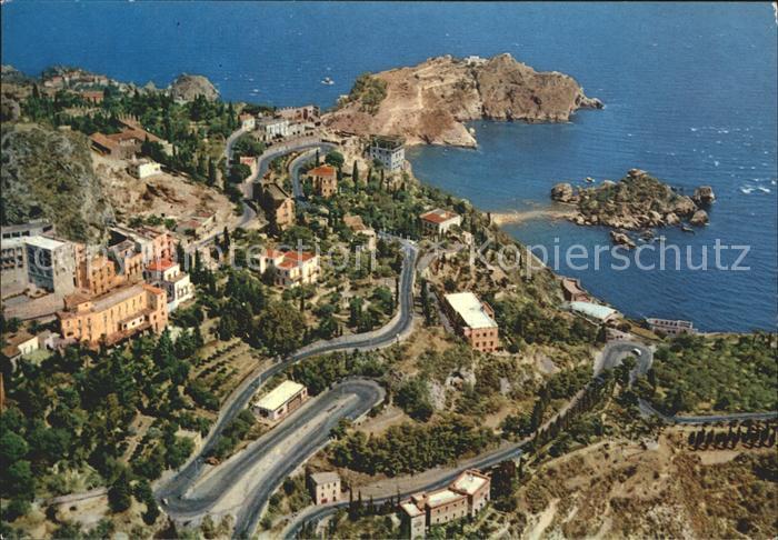 Taormina Sizilien Fliegeraufnahme