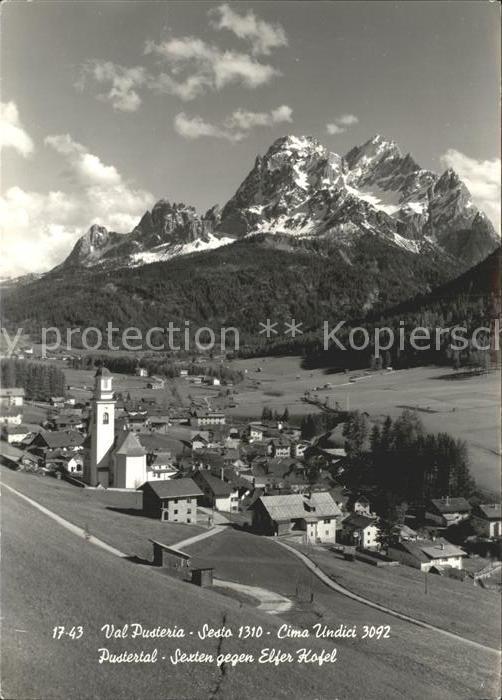 Val Pusteria Suedtirol Teilansicht