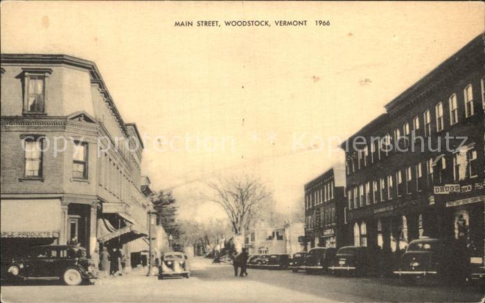 Woodstock Vermont Main Street