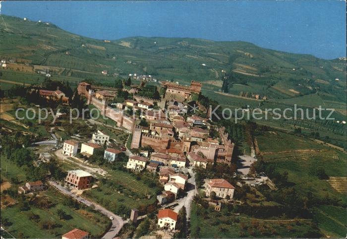 Gradara Pesaro Panorama dall aereo