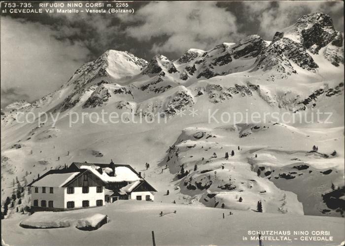 Venosta Rifugio Nino Corsi al Cevedale Val Martello