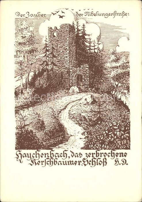 Hofkirchen Trattnach Burgruine Haichenbach Kerschbaumer Schloss