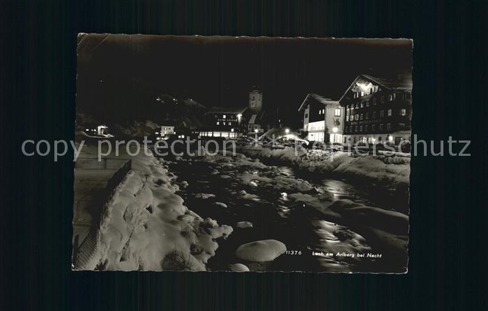 Lech Vorarlberg bei Nacht