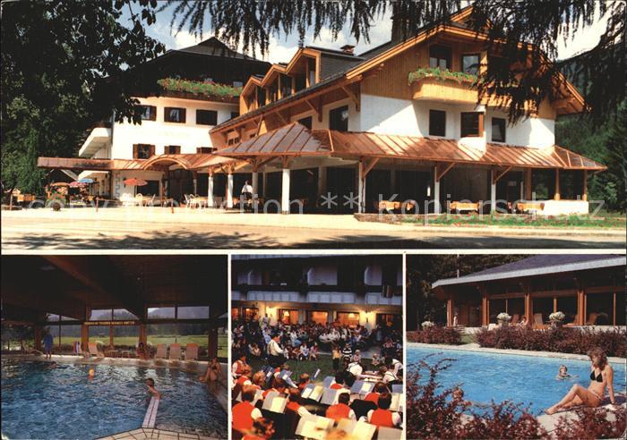 Berg Drautal Waldpension Putz Hallen und Freibad