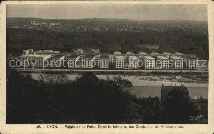 Lyon France Palais de la Foire Gratte-ciel de Villeurbanne
