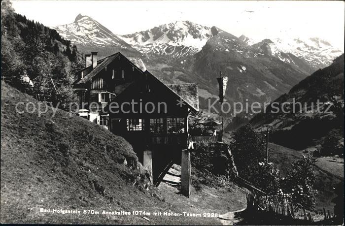 Bad Hofgastein Annakaffee  Hohe-Tauern